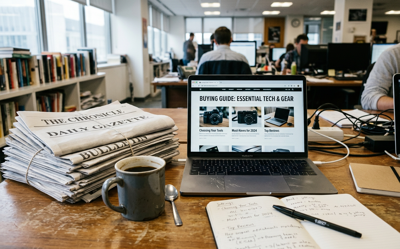 Why Every Major Newspaper Now Runs a Real Commerce Desk