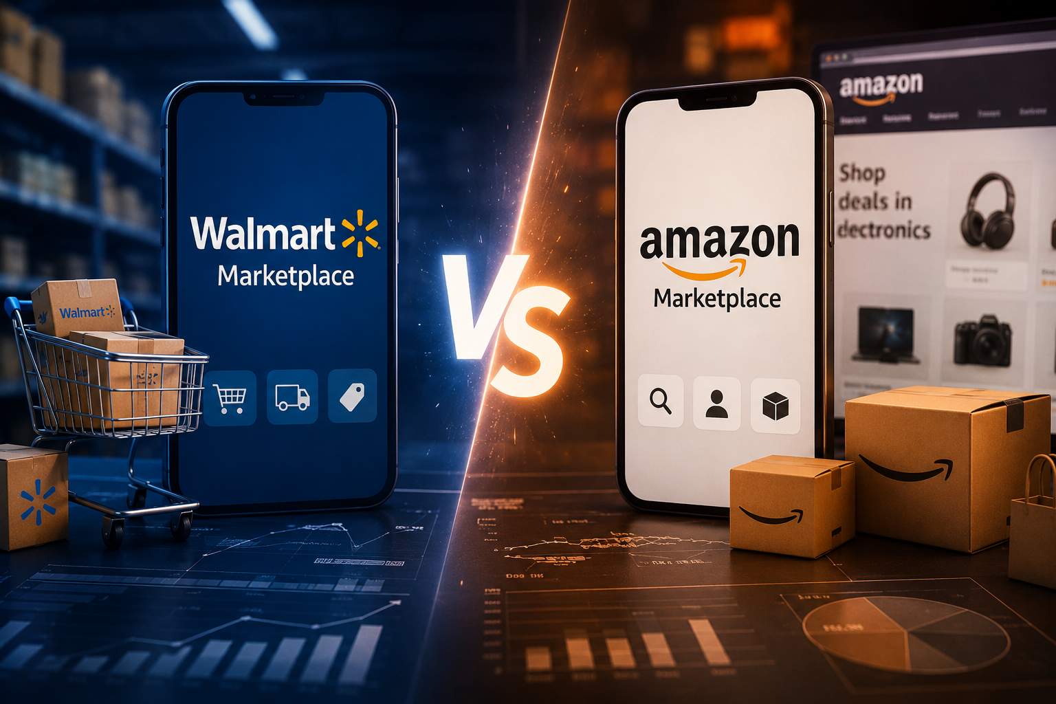 Walmart Marketplace vs Amazon Marketplace: The Real Comparison for Sellers in 2026